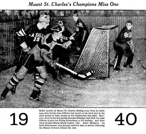 Highschool Ice Hockey Team - Champions - 1940s